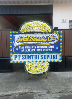 Papan Bunga Duka di Joring Natobang