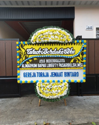 Papan Bunga Duka di Joring Natobang